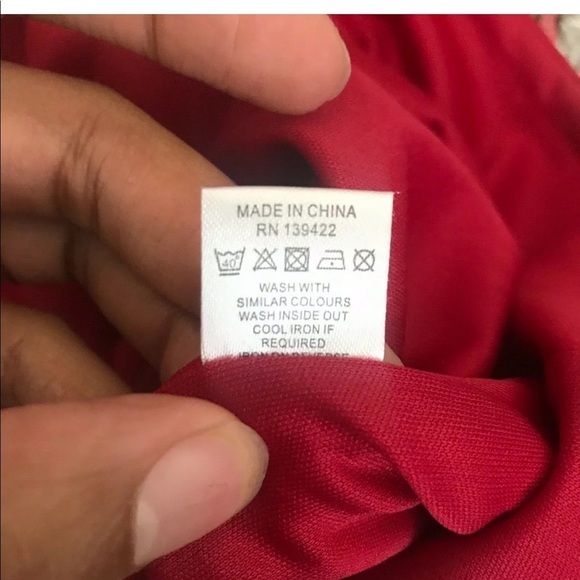 Tobi Sleeveless Red Sheath Dress - Picture 6 of 6